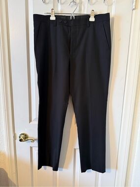 Men's Black Dress Pants - Classic Tailored Fit